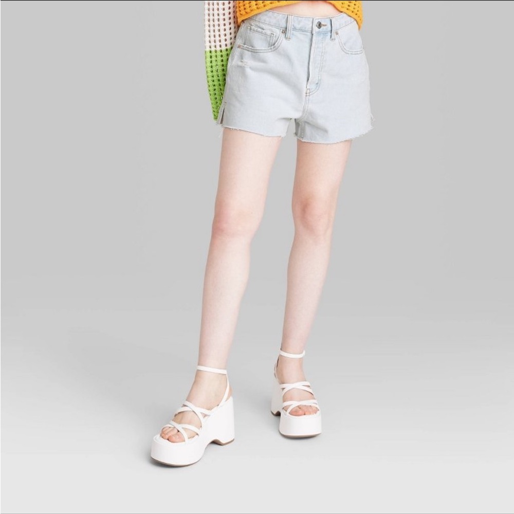 NWT WILF FABLE high rise shorts - Picture 2 of 9
